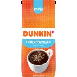 Dunkin' Ground French Vanilla Coffee 12 oz