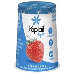 Yoplait Light Fat Free Strawberry Yogurt 6 oz