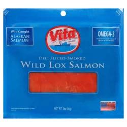 Vita Salmon, Wild Lox, Deli, Sliced-Smoked