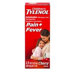 Tylenol Children's Tylenol Pain + Fever Relief Liquid - Acetaminophen - Cherry - 4 fl oz