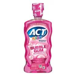 ACT Kids Anticavity Bubble Gum Blowout Fluoride Rinse 16.9 oz