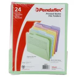 Pendaflex Printed Notes File Folders - Assorted