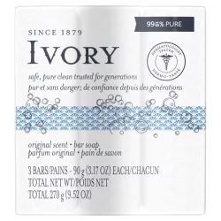 Ivory Original Scent Bar Soap 3-90 g Bars