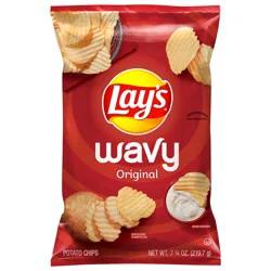 Lay's Wavy Potato Chips Original 7 3/4 Oz