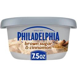 Philadelphia Brown Sugar & Cinnamon Cream Cheese Spread, 7.5 oz Tub