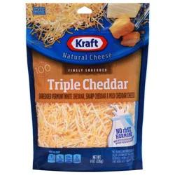 Kraft Triple Cheddar Finely Shredded Cheese