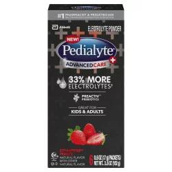 Pedialyte AdvancedCare Plus Electrolyte Powder - Strawberry Freeze - 6ct/3.6oz