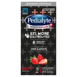 Pedialyte Advancedcare Plus Electrolyte Powder Strawberry Freeze Powder Packets