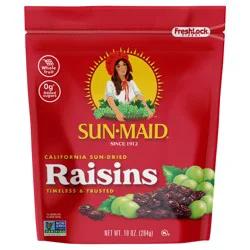 Sun-Maid California Sun-Dried Raisins 10oz Fresh-Lock Zipper Bag