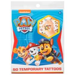 Nickelodeon Paw Patrol Temporary Tattoos 50 ea