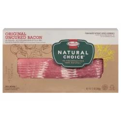 Hormel® Natural Choice® Original Uncured Bacon 12 oz. Pack