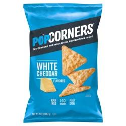 PopCorners The Crunchy And Wholesome Popped-Corn Snack White Cheddar Flavored 7 Oz