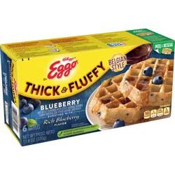 Eggo Thick and Fluffy Blueberry Frozen Waffles