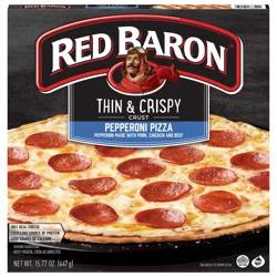Red Baron Frozen Pizza Thin & Crispy Pepperoni