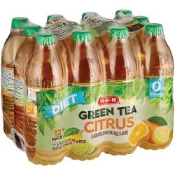 H-E-B Diet Citrus Green Tea
