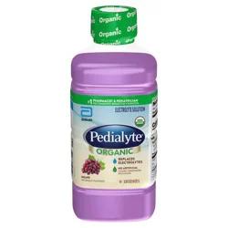 Pedialyte Organic Grape Electrolyte Solution 33.8 fl oz