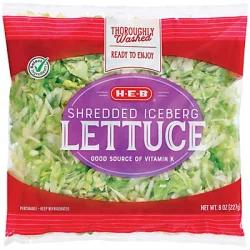 H-E-B Select Ingredients Shredded Lettuce