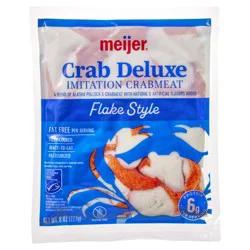 Meijer Crab Deluxe Imitation Crabmeat Flakes