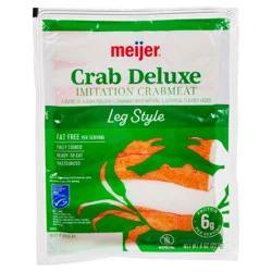 Meijer Crab Deluxe Imitation Crabmeat Leg Style