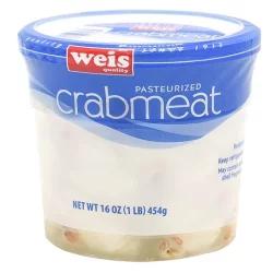 Weis Quality Pastuerized, Blue Swimming Crab Jumbo Lump Crab Meat
