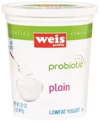 Plain Probiotic Lowfat Yogurt