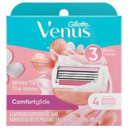 Gillette Venus Comfort Glide Cartridges, White Tea