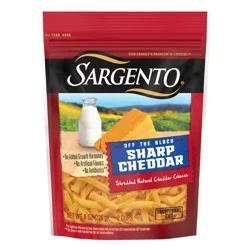 Sargento Off The Block Shredded Sharp Cheddar Cheese