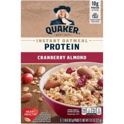 Quaker Protein Cranberry Almond Instant Oatmeal