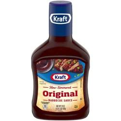 Kraft Original Slow-Simmered Barbecue BBQ Sauce, 18 oz Bottle