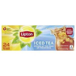 Lipton Family Size Tea Unsweetened Tea, 6 oz, 24 Count