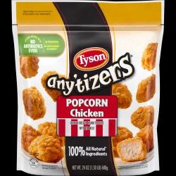 Tyson Any'tizers Frozen All Natural Popcorn Chicken - 24oz