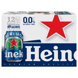 Heineken 0.0 Non-Alcoholic Beer -12 Pk/11.2 fl oz Cans