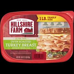 Hillshire Farm Ultra Thin Oven Roasted Turkey Lunchmeat, 16 oz