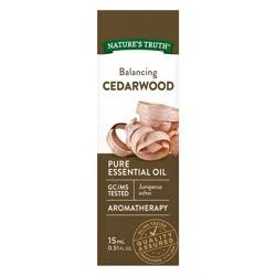 Nature's Truth Balancing Cedarwood Pure Essential Oil 0.51 fl oz