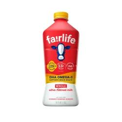 Fairlife Lactose-Free DHA Omega-3 Ultra-Filtered Whole Milk - 52 fl oz