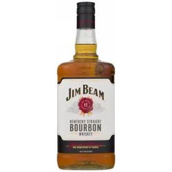 Jim Beam Straight Bourbon Whiskey - 1.75L Bottle