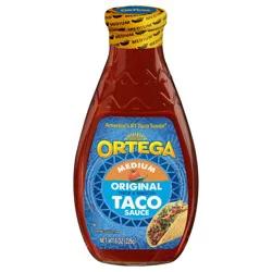 Ortega Original Thick and Smooth Medium Taco Sauce, Kosher, 8 oz