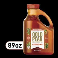 Gold Peak Unsweetened Black Iced Tea Drink, 89 fl oz