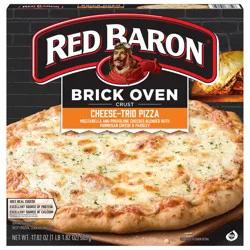 Red Baron Pizza Brick Oven Crust Cheese Trio