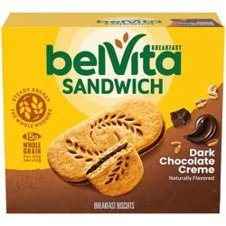 Nabisco Belvita Dark Chocolate Creme Breakfast Biscuits