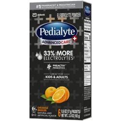 Pedialyte AdvancedCare Plus Electrolyte Powder Orange Breeze Total