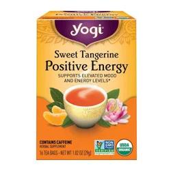 Yogi Tea - Sweet Tangerine Positive Energy Tea - 16ct