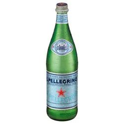 S.Pellegrino Sparkling Natural Mineral Water, 25.3 Fl Oz Glass Bottle