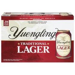 Yuengling Traditional Lager Beer 24 - 12 fl oz Cans
