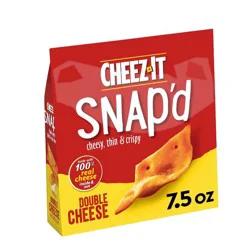 Cheez-It Snap'd Cheese Cracker Chips, Double Cheese, 7.5 oz