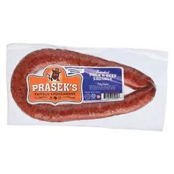 Prasek's Smoked Pork and Beef Sausage