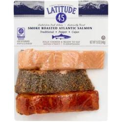 Latitude 45 Hot Smoked Salmon Trio Pack.