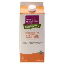 True Goodness Organic 2% Reduced Fat Milk