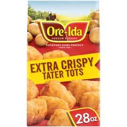 Ore-Ida Extra Crispy Tater Tots Seasoned Shredded Frozen Potatoes