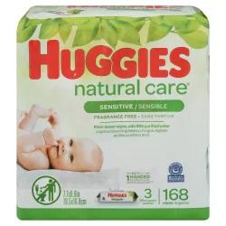 Huggies Natural Care Baby Wipes Unscented